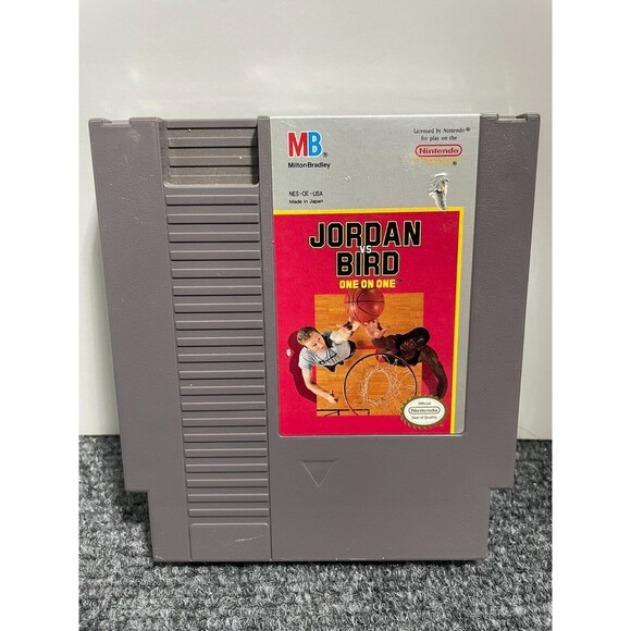 Jordan vs. Bird: One-on-One (Nintendo Entertainment System, 1989) - Picture 1 of 6